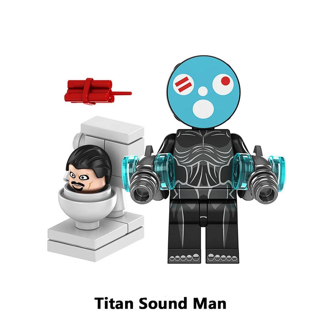 Toilettenmann, Sprechermann, Fernsehmann, Bausteinspielzeug