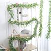 1.8m Artificial Eucalyptus Rattan Wedding Home Decoration Money Leaf Grass Rattan Wedding Background Arched Wall Decoration