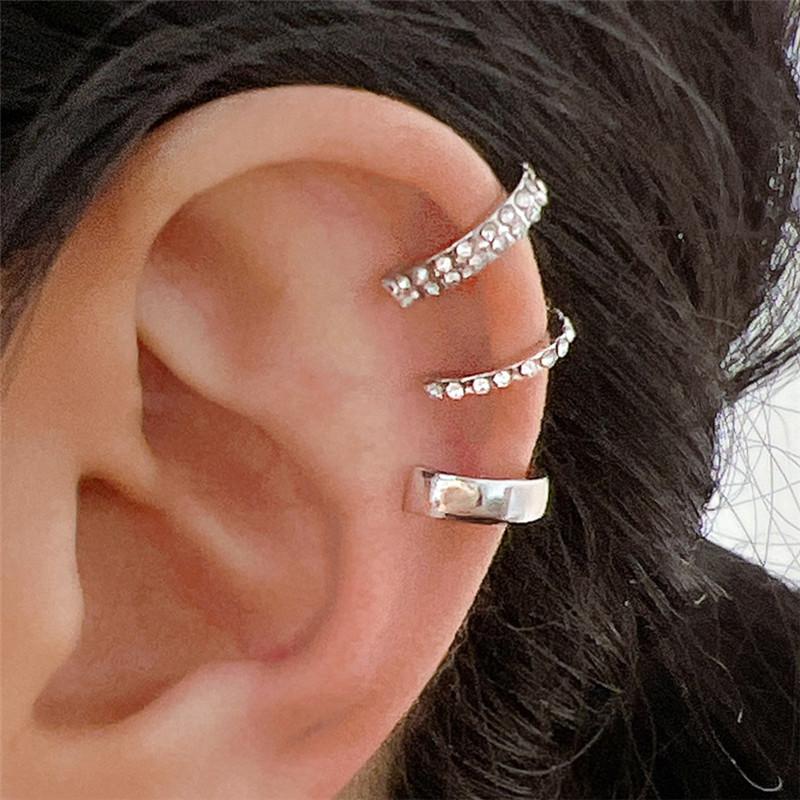 2026 Fashion Ear Cuffs Without Piercing Ear Clip Earrings Non-Piercing Fake Cartilage Earrings For Women Jewelry Gifts