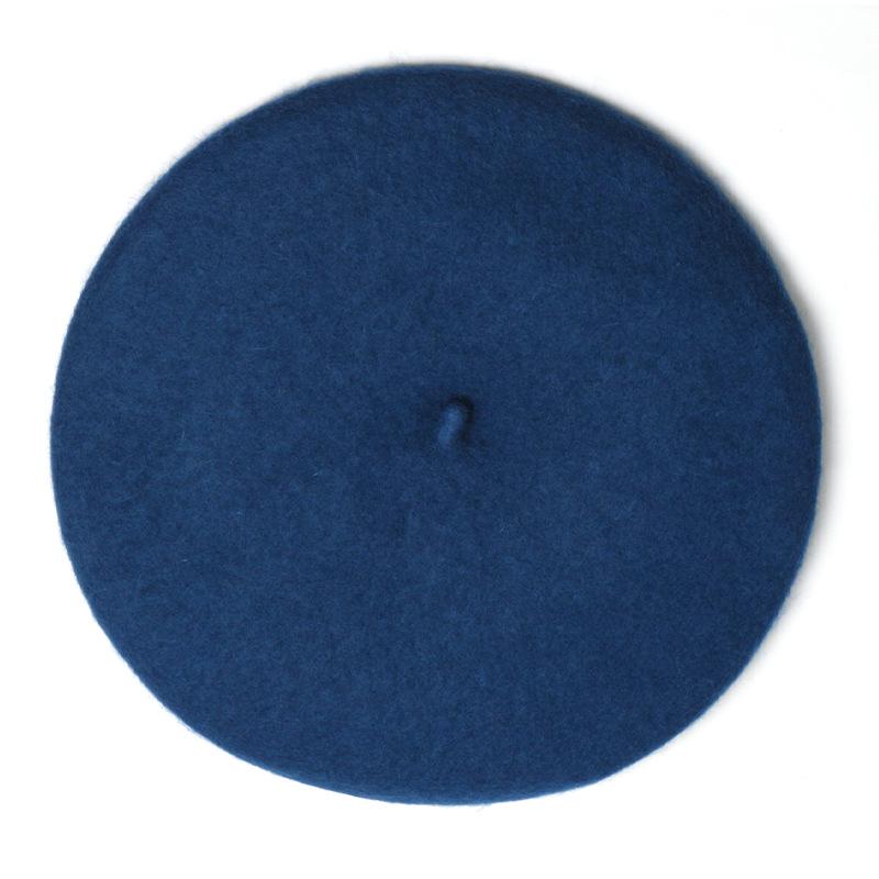 

Женский шерстяной французский берет с индивидуальным логотипом Осень/Зима 2021 One Size