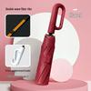 10-Rib Auto Folding Umbrella: Enlarged, Thickened, Portable, with Ring Buckle – for Sun and Rain, Custom Logo Available.