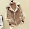 Jehněčí plyšová vesta dámská podzimní a zimní svrchní bunda vesta