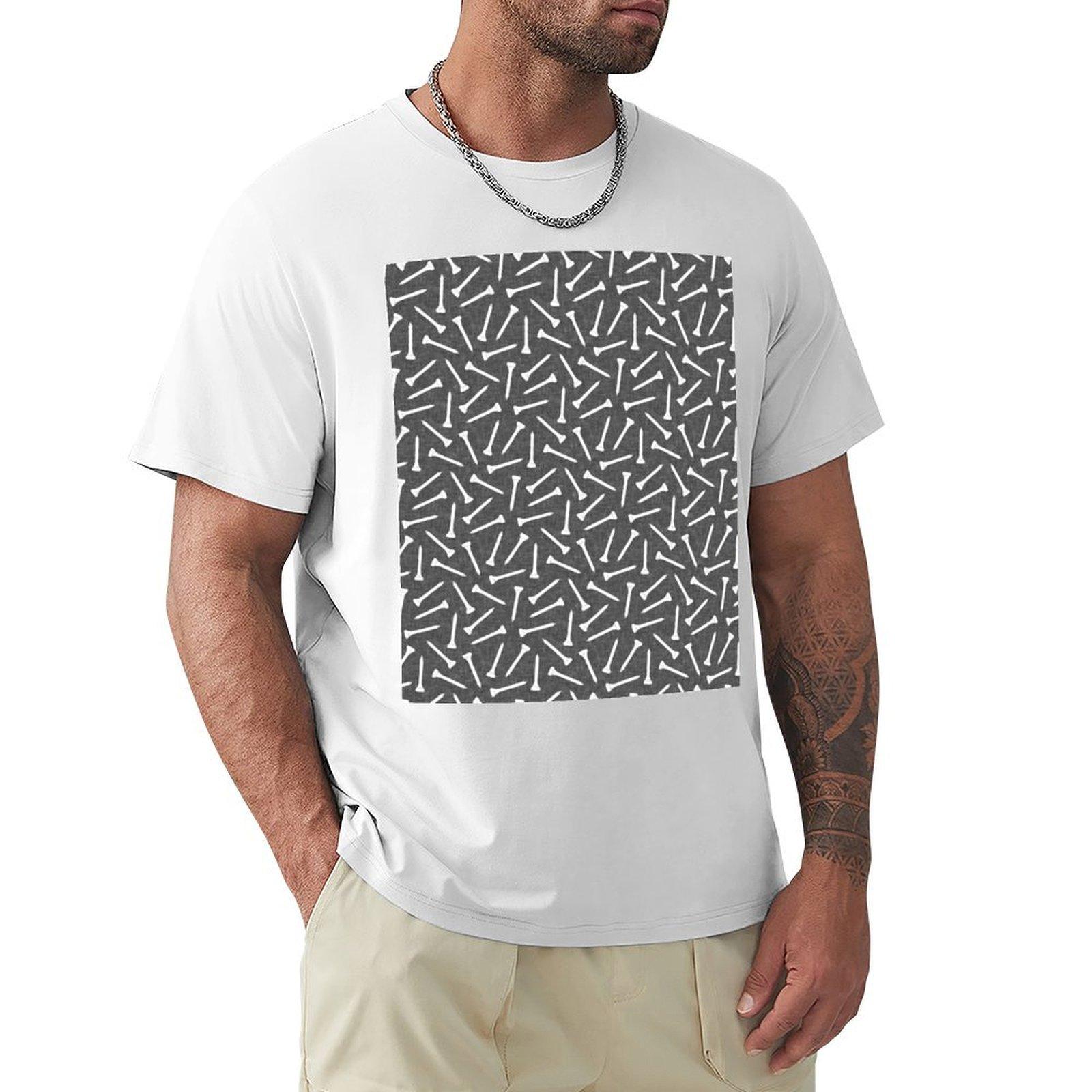 Golf Tees  grey TShirt quick drying Tshirts oversize Mens tshirt S