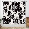 Western Cow Skull Curta,Beige Southwestern Bohemian Geometric Pattern Native Aztec Longhorn Head Cowboy Farmhouse Country
