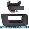 APPERFiT Tailgate Handle Latch W/Bezel Cover 20955300 22755303 Compatible With 2007-2014 Chevrolet Chevy Silverado GMC Sierra 1500 2500 3500 Rear