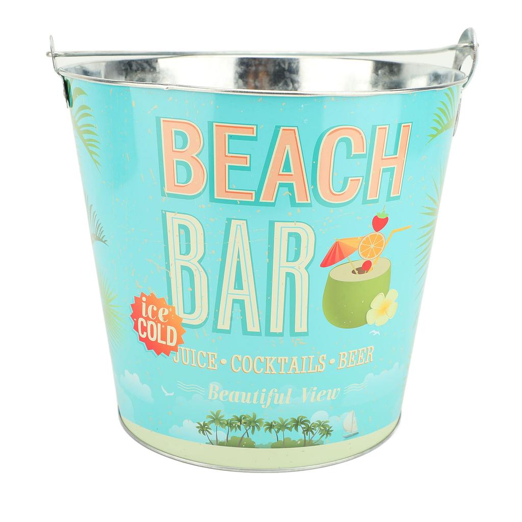 Handheld Ice Bucket Thickened Portable Insulated Beverage Tub Cooler for Party Gathering Outdoor BBQ
