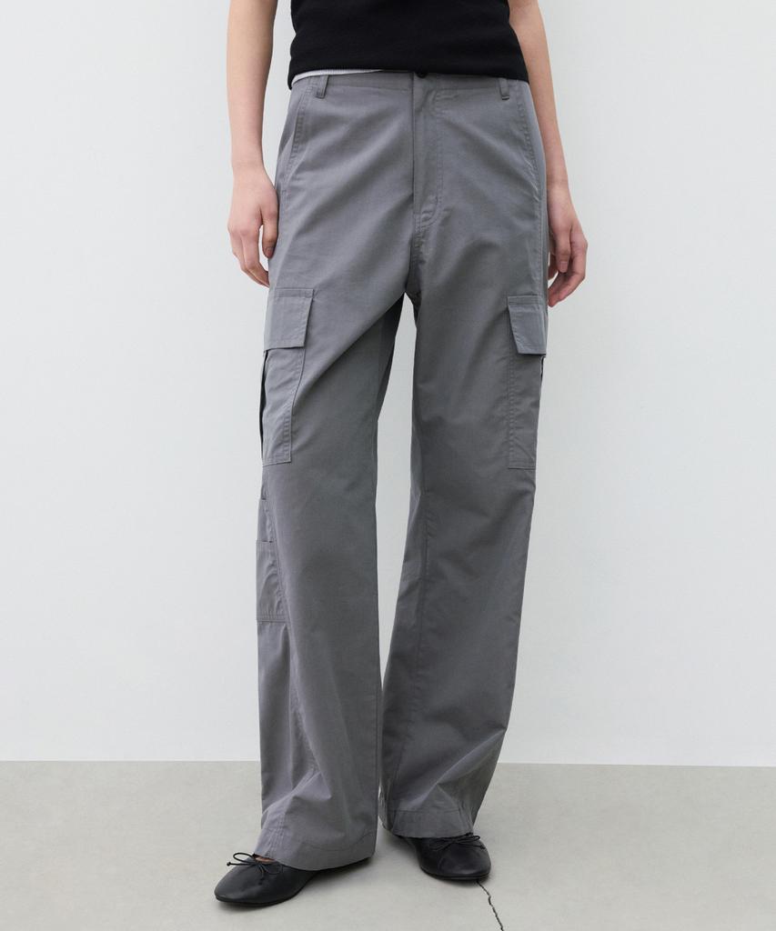 Suare Woman Utility Cargo Pants Charcoal