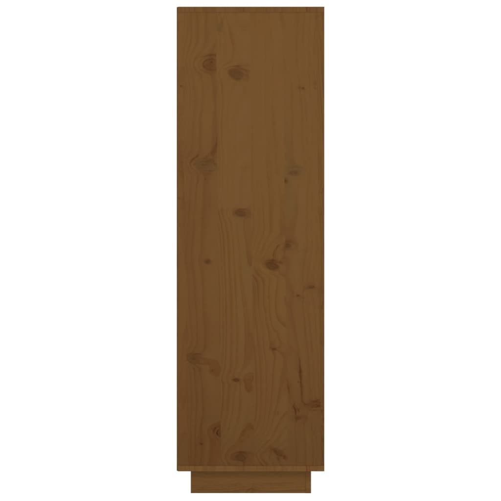 Vidaxl Cabinet, Honey Brown, 38X35X117 Cm, Solid Pine Wood