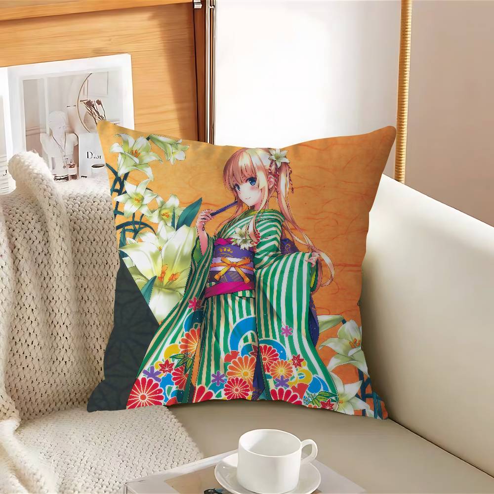 Eri-ri Spencer Sawa-muras Cushion Cover Decorative Pillow Sofa Home Decor Case Pillow Cases