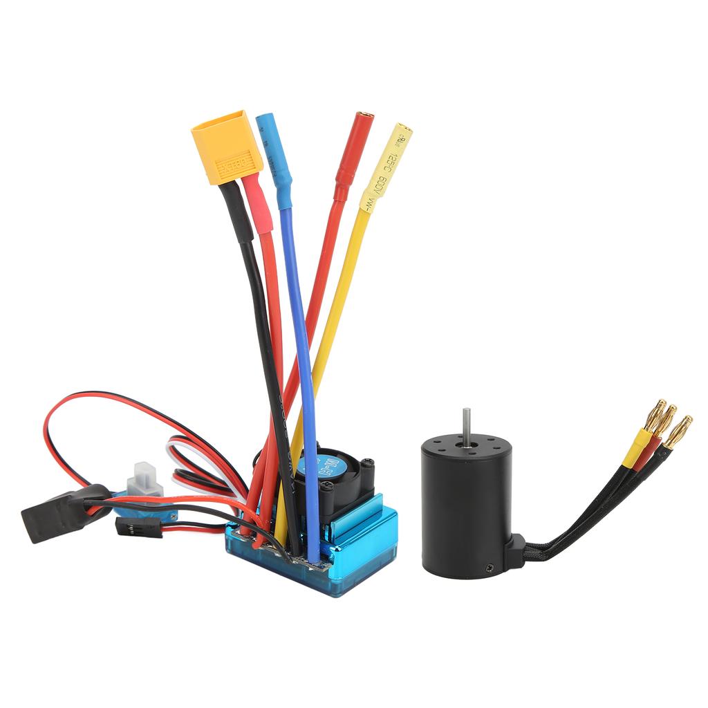 3650 2300KV Bürstenloser Motor mit 120A Bürstenlosem ESC Elektronischer Geschwindigkeitsregler für 18 110 RC Auto