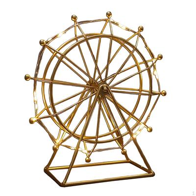 Sky Wheel Model Light Figurines Art for Indoor Bedroom Living Room