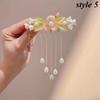 1PC Fashion Elegant Pearl Tassel Hair Claw Clips Hairpins Flower Hair Clip Headwear for Women Girls Hair Accessories