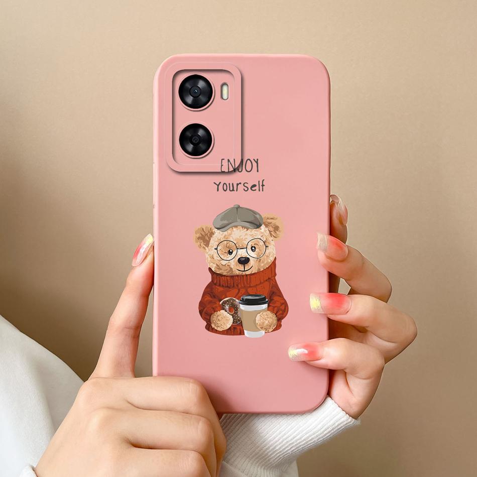 Case For OnePlus Nord N20 SE N300 Cartoon Candy Back Cover For 1+ Nord N20SE N 300 Phone Cases Soft Liquid Silicone Bumper Capa
