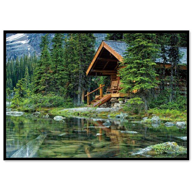 Malowanie diamentami Gwiaździste niebo Inkrustowane lasy Domek Haft krzyżykowy Malowane kwiaty z kamieni szlachetnych