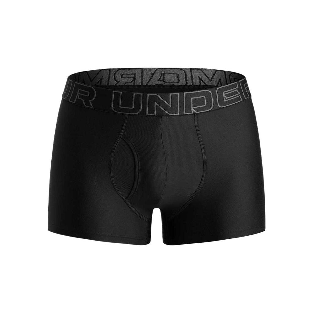 Under Armour Tech Boxer Jock Comfortable Fitting Soft Skin-Friendly Underwear 3-Pack Men underwear Black 1387419-001
