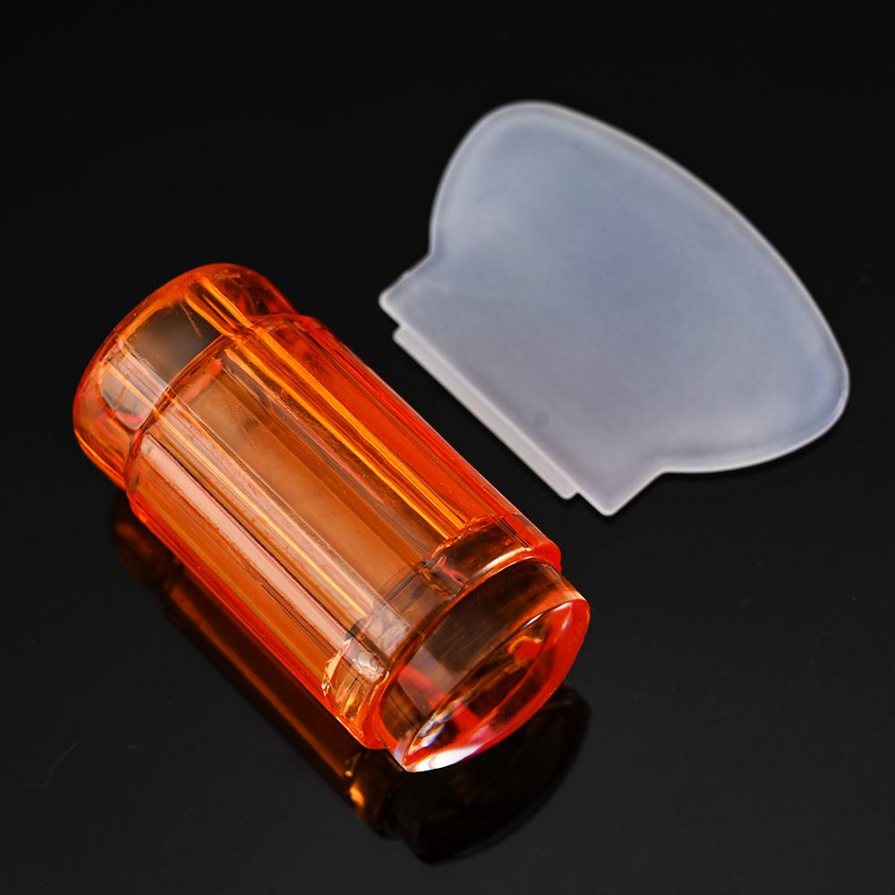 

Силиконовый прозрачный набор для штамповки ногтей, французский для маникюрной пластины, штамп для лака, трафарет, шаблон, скребок для штамповки