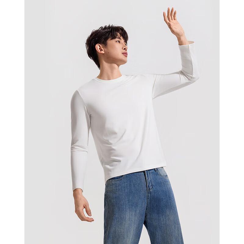 IEF Men s Solid Color Long Sleeve Crewneck Base Layer 2XL