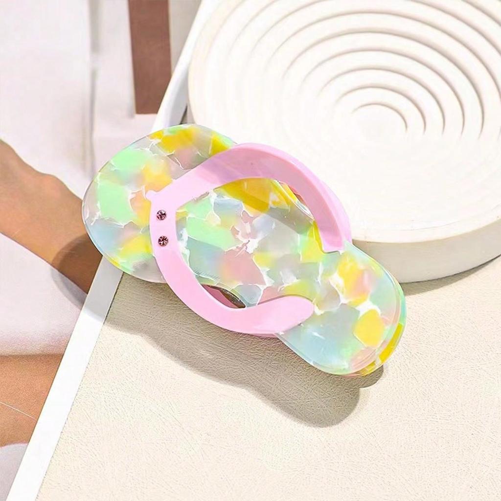 1pc Women's Acetate Hair Clip Personalized Slippers T-shirt Shorts Grab Clip Plate Hair Shark Clip Headwear Hair Grab