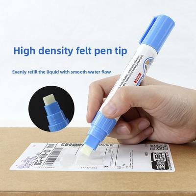 1 PEZZO Carta Termica Correttore Applicatore Express Privacy Scrittura a Mano Asciugatura Rapida Fluido Coprente Artefatto Correttivo Penna Cancellazione Senza Tracce