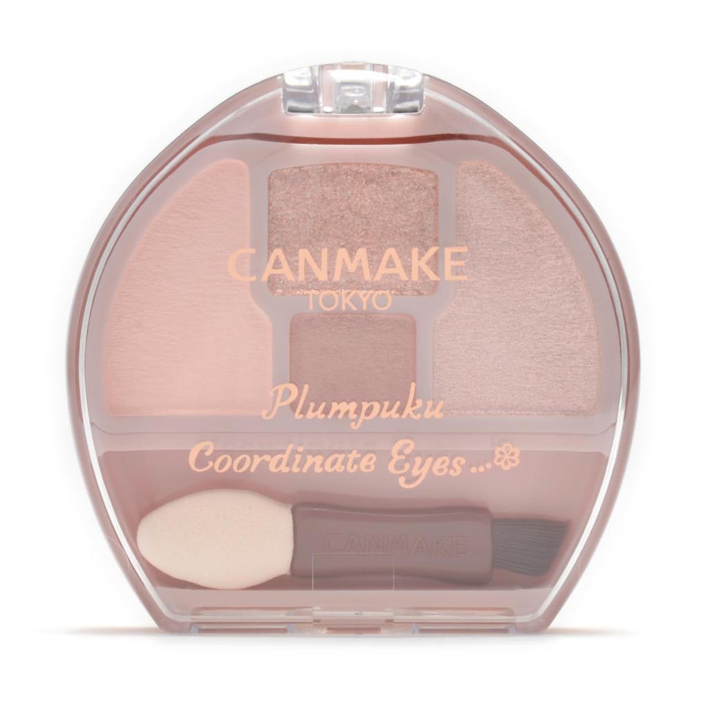 Canmake Plump Eye Code Eyeshadow 1.4g [All 5 Colors] Tear Bag Eyeshadow Coral Shadow