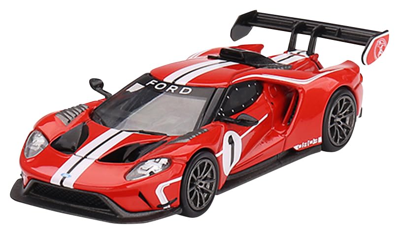 MINI GT Scale Ford GT Mk II Rosso Alpha Drive Finished Model 1/64 #013 Left-Hand
