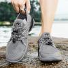 Fashion Men's Shoes Summer Breathable Mesh Outdoor Non-slip Light Walking Casual Trekking Sneakers Beach Wading Shoes Male