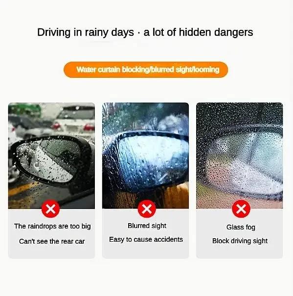 YING19 Hydrophobic Glass Car Glass Coating Agent, Rainproof Windshield Rain Repellent Liquid Polymer Car Waterproof Spray Car De