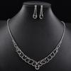 European and American Necklace Set, Alloy Jewelry Set, Banquet Dress Set, Chain, Versatile Bridal Jewelry.