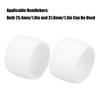Bike Silicone Elastic Strap Fixing Ring Tape Plug Bike Handlebar Fixing Belt Ring SleeveWhite