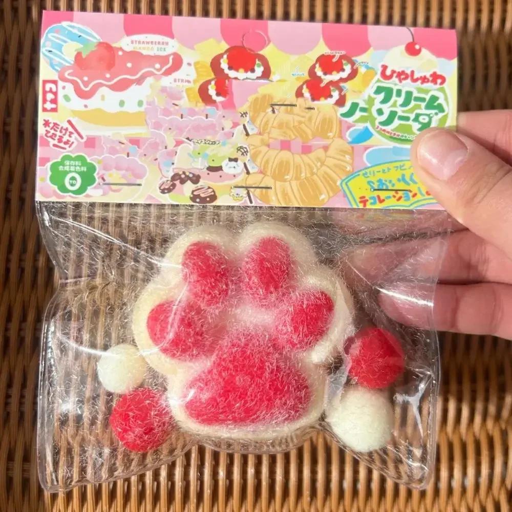 Mochi Taba Squishy NEW Fidget Toy Anti-stress Mini Kawaii Cat Paw TPR Small Cat Paw Cute Pink Cat Foot Pinch Decompression Toy