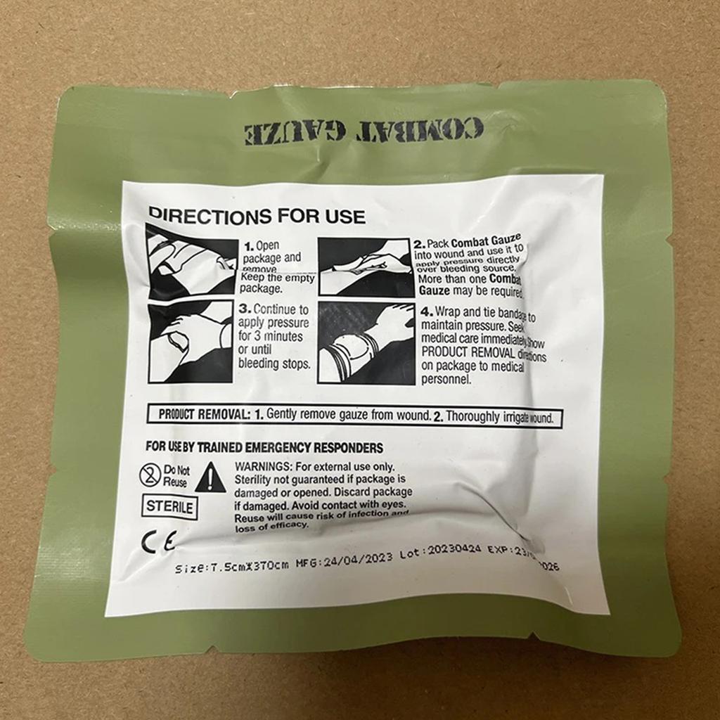 Hemostatic Dressing Gauze Stop Bleeding Gauze Blood Clotting Bandages First Aid Hemostatic Gauze for Fast Bleed Control