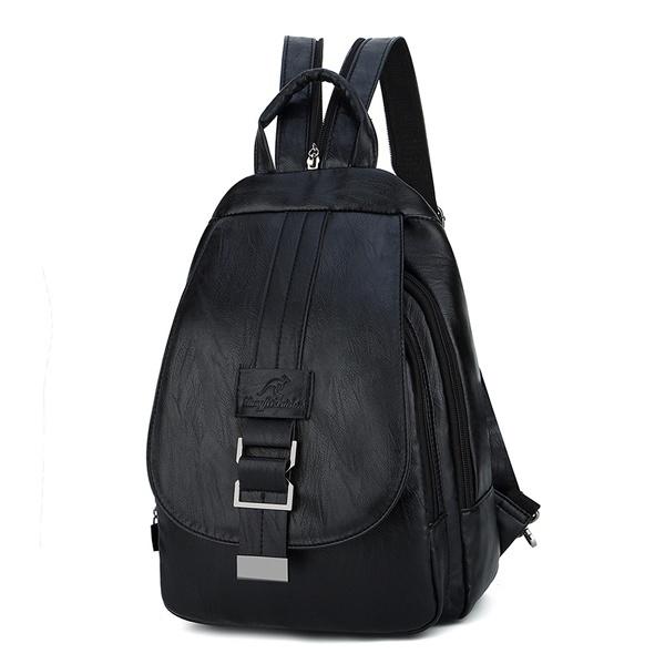 Women Leather Backpacks Fashion Shoulder Bag Female Backpack Ladies Travel Backpack