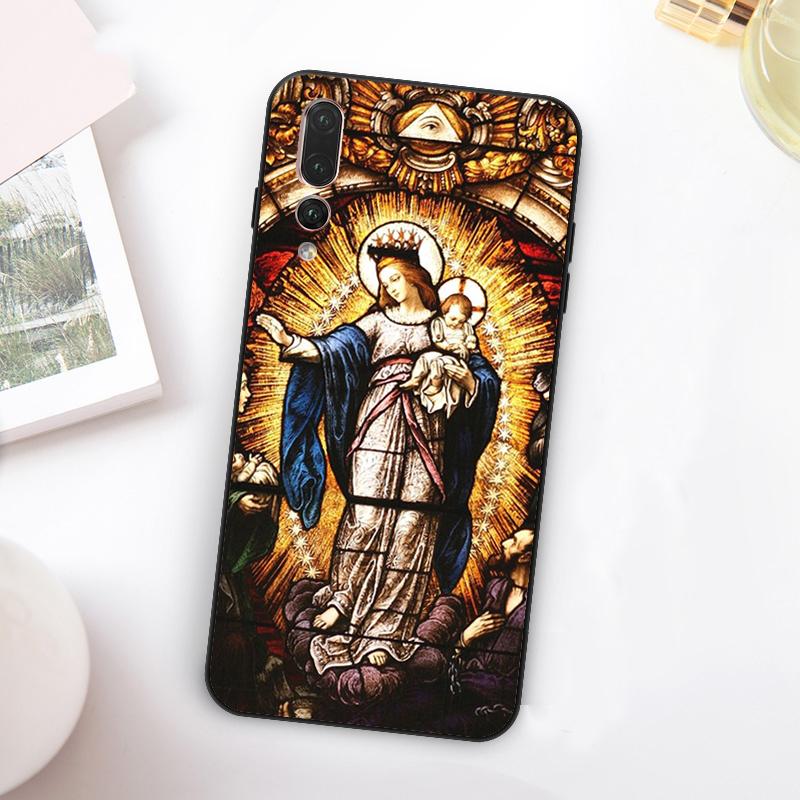 Virgin Mary Christian For Huawei Nova Y60 Y70 Y90 Y72 Y73 Y61 Y91 7i 8i 11i 12i 12s 9 10 SE P20 P30 P40 Lite Case