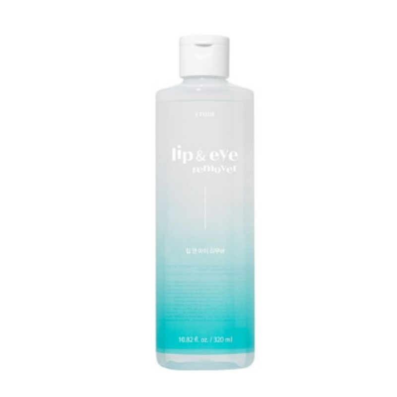 

Etude Lip & Eye Makeup Remover 320ml – Large Size Gentle Waterproof Makeup Remover for Sensitive Areas