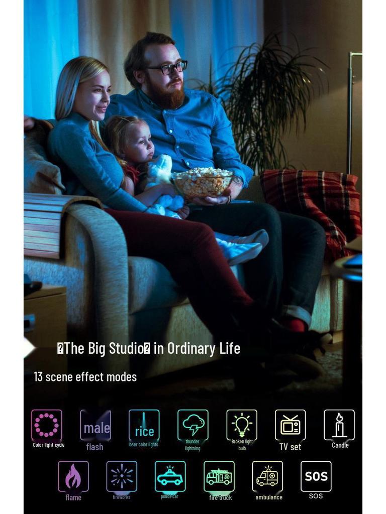 Tragbarer RGB LED Fülllichtstab für Fotografie