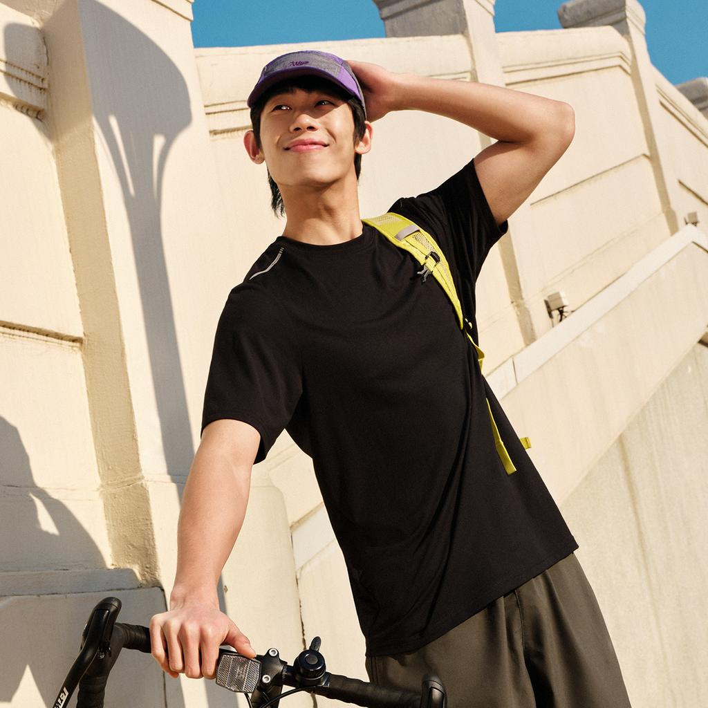 Li Ning Quick Dry Cooling Collection T Shirt Men's Black ATSV509-3