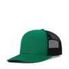 Trucker Cap Polyester/Cotton Breathable 6-Panel Slightly Curved Brim Unisex Outdoor Sun Hat Adjustable In Stock