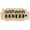 Musiclily Wilkinson WVS50K String Pitch 10.8mm 2-Point Tremolo Bridge Lock Saddle Steel Block for Squier Strat Electric Guitar Gold