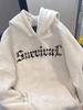 Sudadera con Capucha de Forro Polar Estilo Retro Americano Araña para Hombre - Tendencia Otoño/Invierno Estilo Hip Hop.