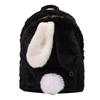 Schoolbag1011 New Fashion Personality Two-color Rabbit Ears Lamb Wool Bag Women's Japanese Cute Girl Travel Backpack