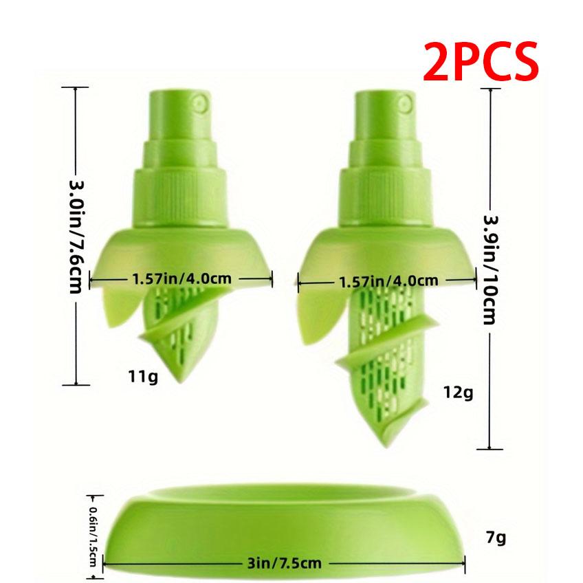 1/2KS Manuální odšťavňovač na citrusy, pomeranče, citrony, rozprašovač, ovoce, zelený, odšťavňovač, rozprašovač, kuchyňské pomůcky, salátové, kuchařské nářadí