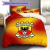 Go Ahead Eagles Muster Bettwäsche Steppdecke Set Heimdekoration Geschenk (1 Bettbezug + 2 Kissenbezüge (ohne Füllung))