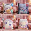 Miss Kobayashis DDragon Maids Cushion Cover Premium Comfort Reversible Pillow CoveTwo In One Design For Any Room  Car Interior