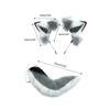 Creative Simulation Animal Cosplay Props Husky Dog Ears Headband Plush Tail Set Hair Accessories for Halloween Chris