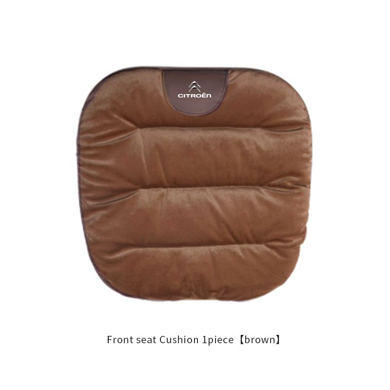 Car Seat Cover Winter Plush Warm Cushion Waist Pad For Citroen C3 C5 AIRCROSS C5X C4 Cactus PICASSO e-C3 e-C4 C1 C-Crosser C6 C2 akj256