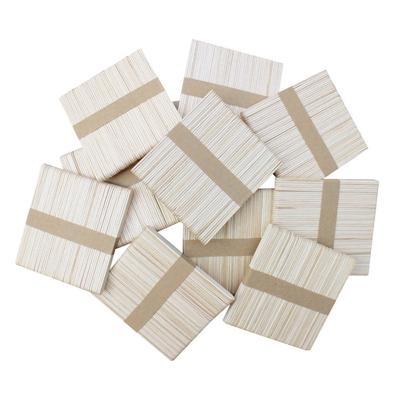 Wedding Fan Handles Wavy Jumbo Handle 8 Great For Crafts WoodU Craft Wood Fan Sticks Long Wooden /& Wavy Tongue Depressors Paint Sticks 100Pc