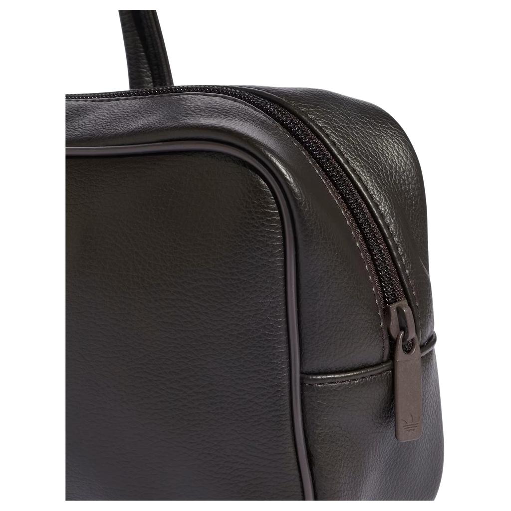 Adidas Originals Practical Design Zipper Closure Soft Texture Surface Three Leaf Print Shoulder Bag Women Shoulder Bag Aurora-Coffee KR1513