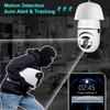 Bulb E27 Surveillance Camera Full Color Night Vision Automatic Human Tracking Zoom Indoor Security Monitor Wifi Miini Ip Camera