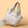 New Women's Bag Handbag Fashion Mother's Food Basket Bag Simple Korean Style Trendy One-shoulder Crossbody Bag Large Capacity