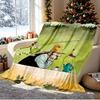 Pettersson und Findus Pattern Blanket for Home Decoration, Bed, Sofa, Car Travel, Camping, Suitable for All Seasons, Birthday Christmas Gift